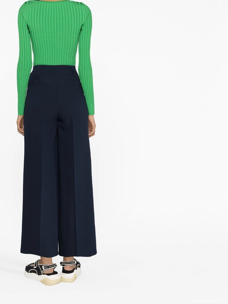Affordable cut-out knitted ribbed Women McCartney Stella top 0730